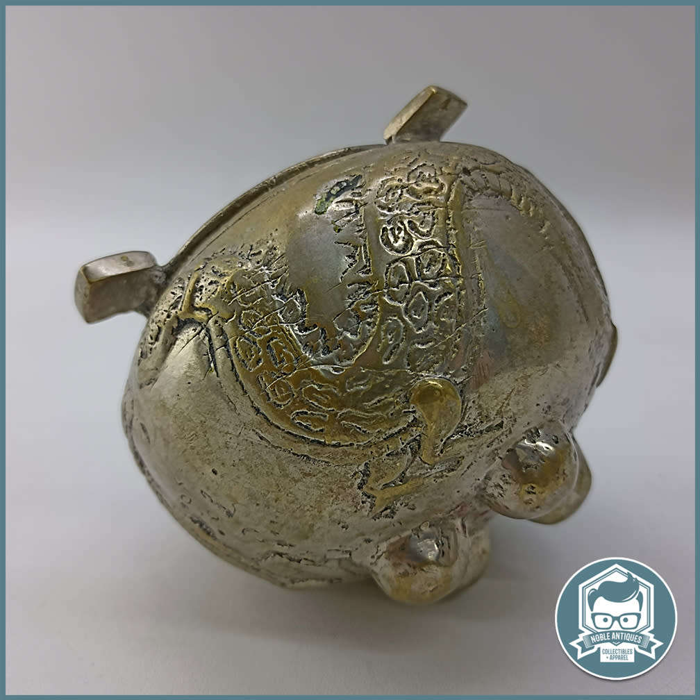 Fantastic!!! Antique Cast Bronze/Brass Ball Footed Chinese Scent Holder!!!