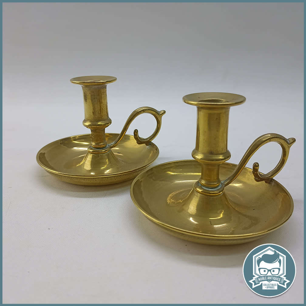 Vintage Brass Candle Holders - Bid for Both!!!