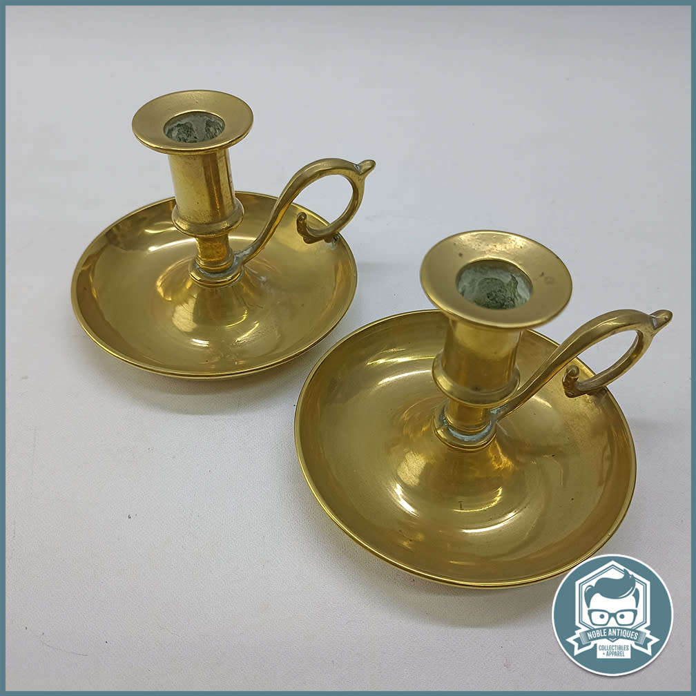 Vintage Brass Candle Holders - Bid for Both!!!