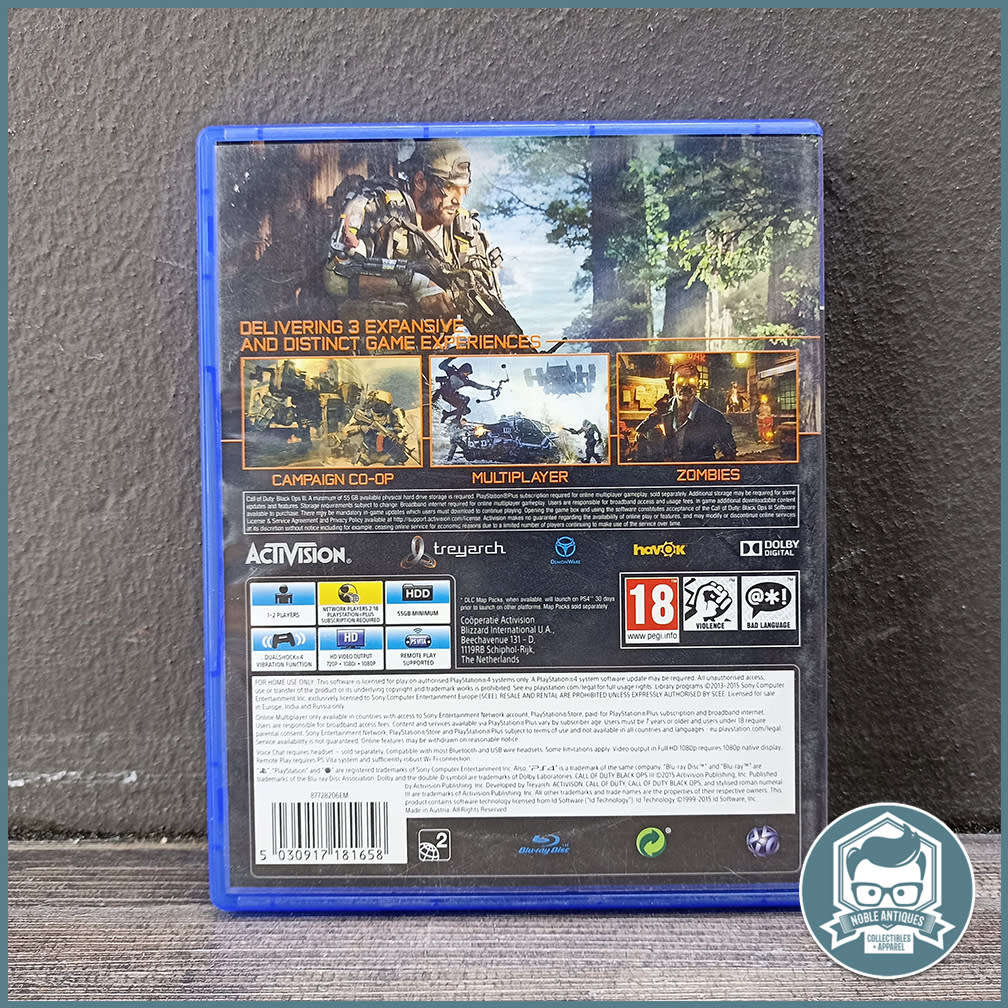 Original PlayStation 4 CALL OF DUTY BLACK OPS III !!!