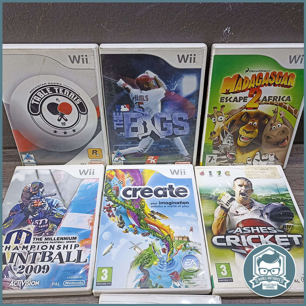 Original Wii Game Collection - All Disks and Manuals Included!!!