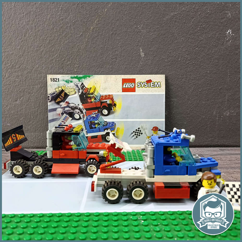 Original 1996 LEGO 1821 - Rally Racers (No Box, With Manual)!!!