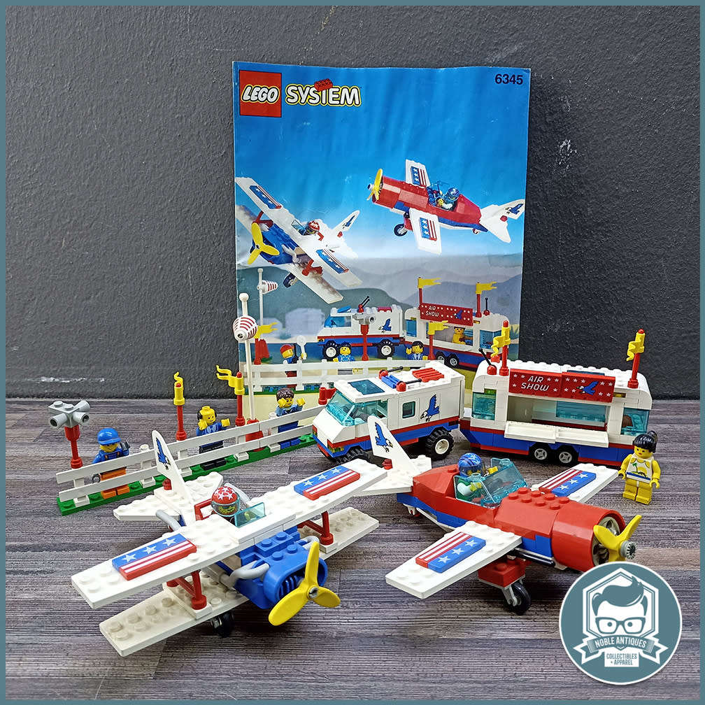 Original 1993 LEGO 6345 Aerial Acrobats Air Show (No Box, With Manual)!!!