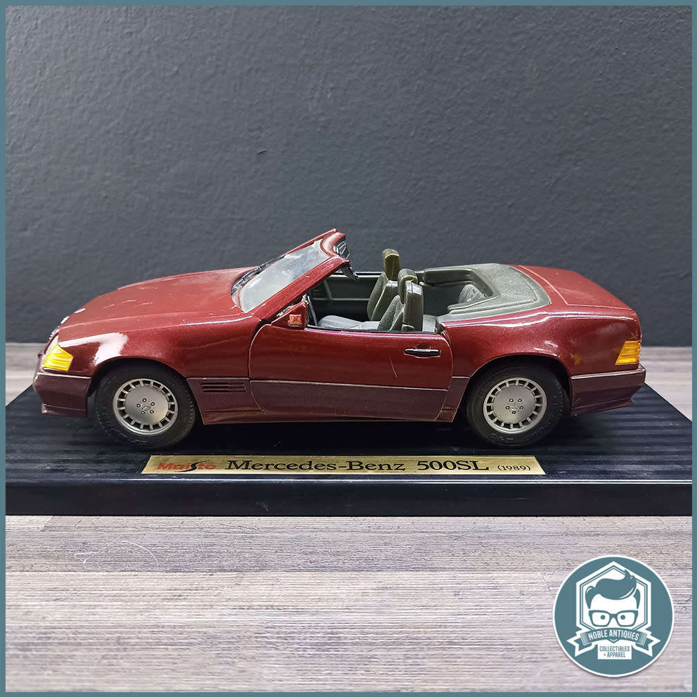 Scale 1:18 Die Cast Metal Maisto Mercedes-Benz 500SL (1989) - Parts or Display!!!