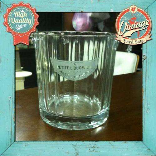 Moet & Chardon Glass Ice Bucket