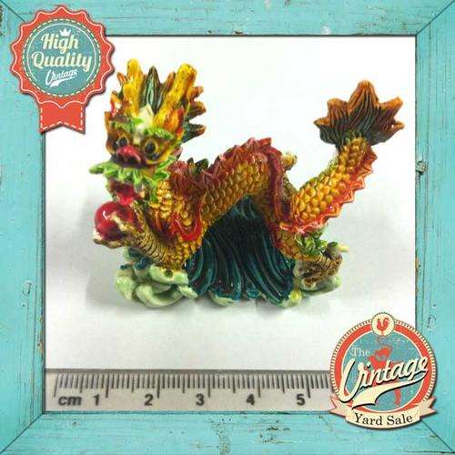 Porcelain Miniture Highly Detailed Dragon  (Vary Rare and Collectable)