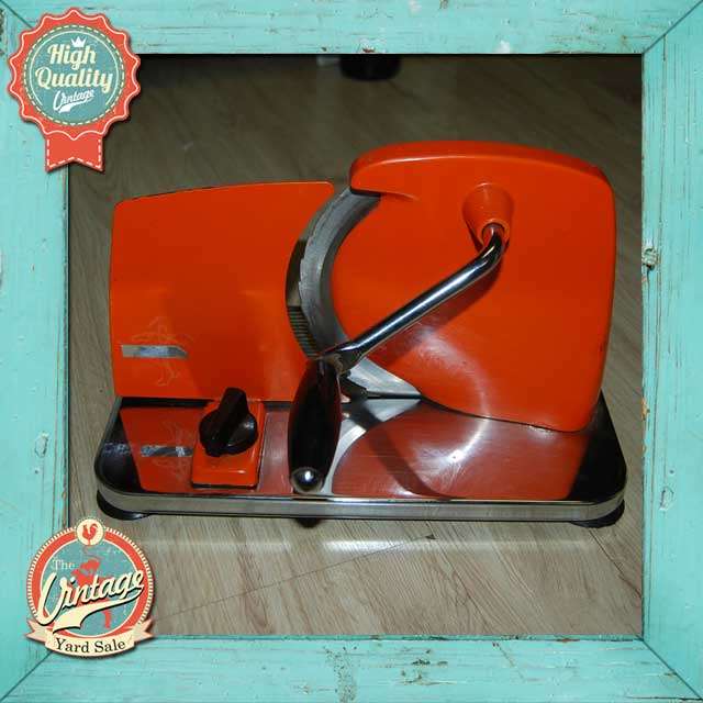 Retro Orange Pineware Breadslicer (As good as new!!!)