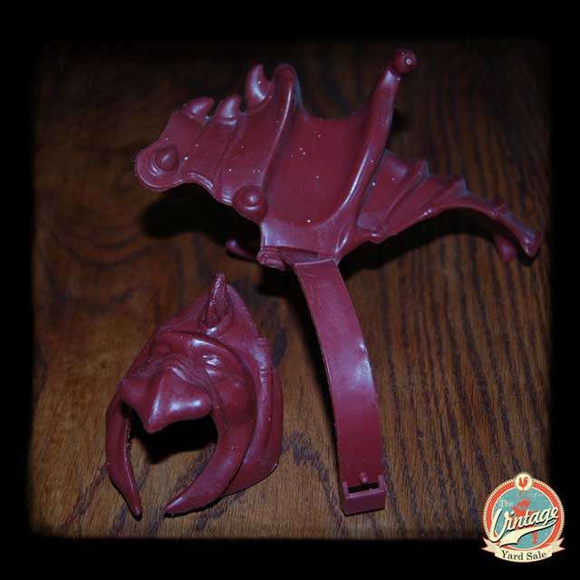 BATTLE CAT Saddle and head gear from The Masters of the Universe