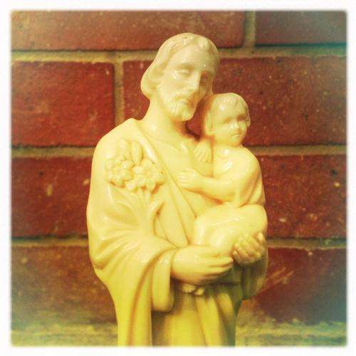 Joseph and Jesus Figure (Resin)