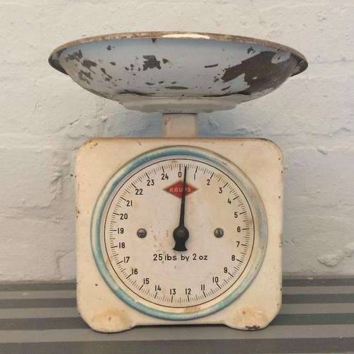 Vintage Krups Enamel Scale (Complete)