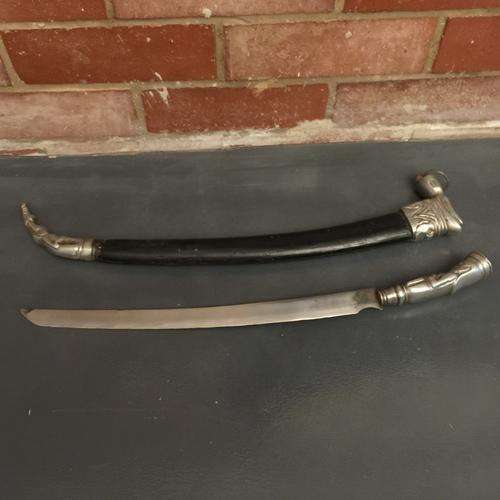 Antique Sword with wood Scabbard (60cm Long)