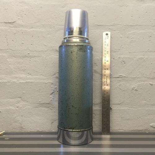 Retro Vintage Metal Coffee/tee thermus (Complete, made in USA)