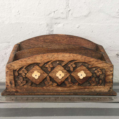 Handcrafted Wooden Serviette Holder