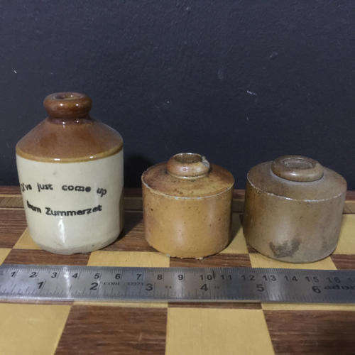 Vintage Miniature Stoneware Jug combo