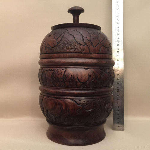 HANDCRAFTED WOODEN URN