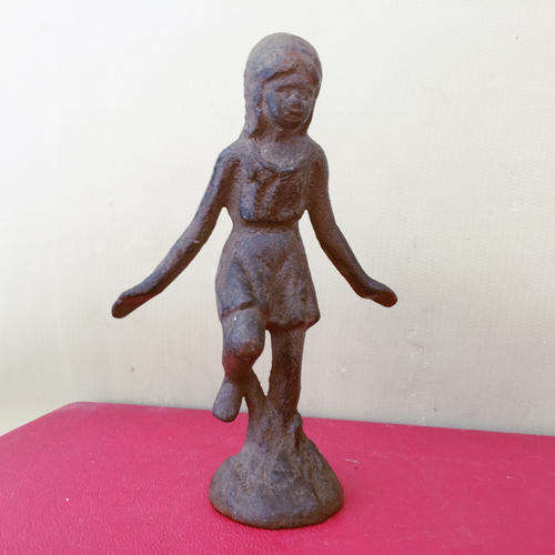 Cast Iron Female Figure Doorstop