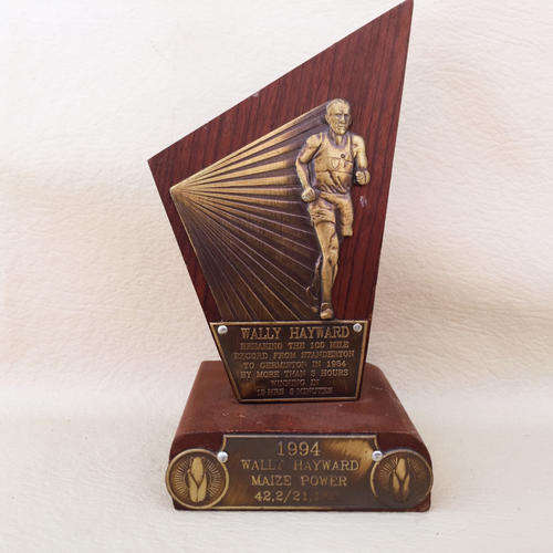 Vintage Wally Hayward Award (Brass on wood)