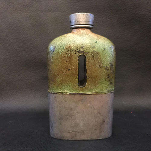 Vintage Pewter Hipflask