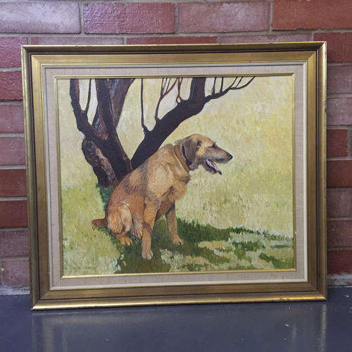 RARE Original Douglas Goode - Oil on Board (700 x 600)