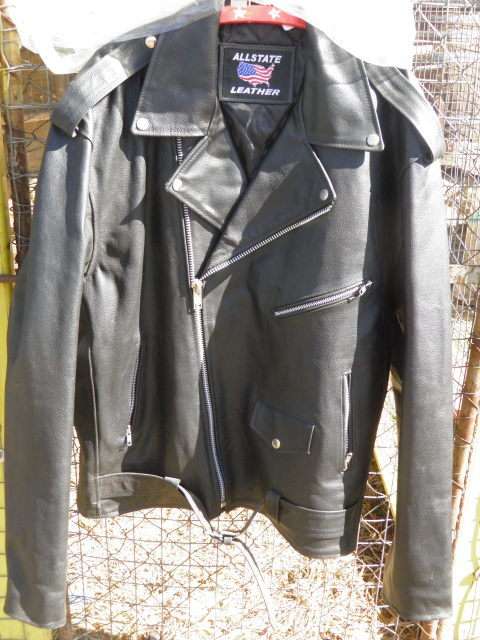 Brand new imported Leather jacket All State size 54