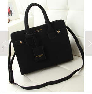 Fit cold weather. Nubuck leather ladies handbag with strape. Black color. Stock in ZA