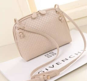 Simply design leisure shoulder bag. Rice white color. Stock in ZA