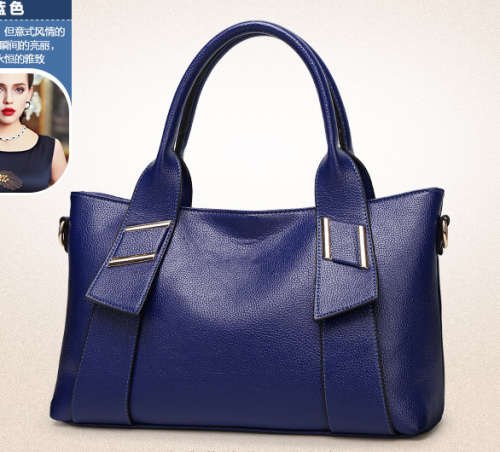 Litchi pattern lady handbag. Blue color. Stock in ZA.