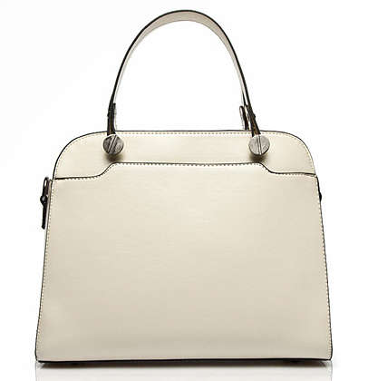 Classic design Lady bag. White color.
