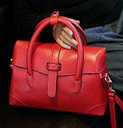 Wild match fashion handbag with cap. Good quality. Red color. Stock in ZA