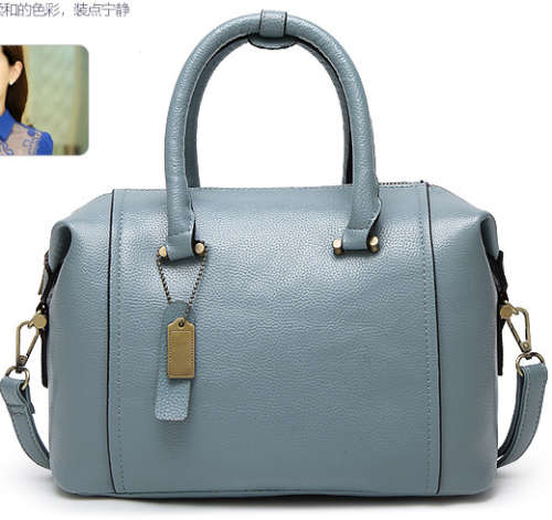 Litchi pattern pillow bag. Blue color. Stock in ZA.