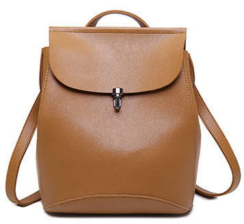Simply design backpack. Brown color. Stock in ZA.