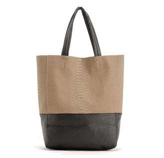 SALE!Was R269-00.2 Piece big capacity crocodile handbag brown color.