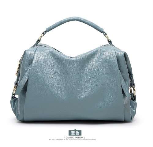 Fashion retro 2 separate layers barrel style handbag. Blue color. Stock in ZA