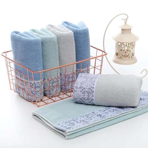 Victorian Garden 100% Cotton Soft and Comfortable Face Cloth big size--3 colors to choose.