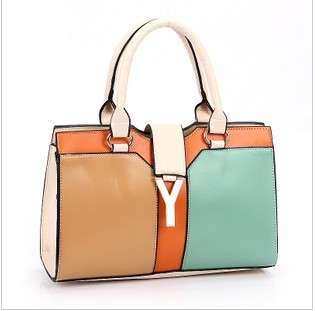 Classic Office lady shoulder handbag, Simply style, Y button