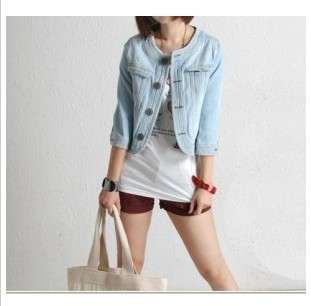 Jean short jacket-for spring, summer, autumn, 3 sizes