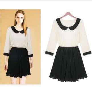 Narrrow waist sweety ladies dress, 4 sizes