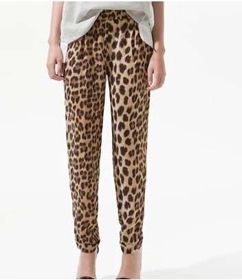 Leopard prited Haren style pans, size XXL-for size 36 and 38.100% cotton, shipping fee R30