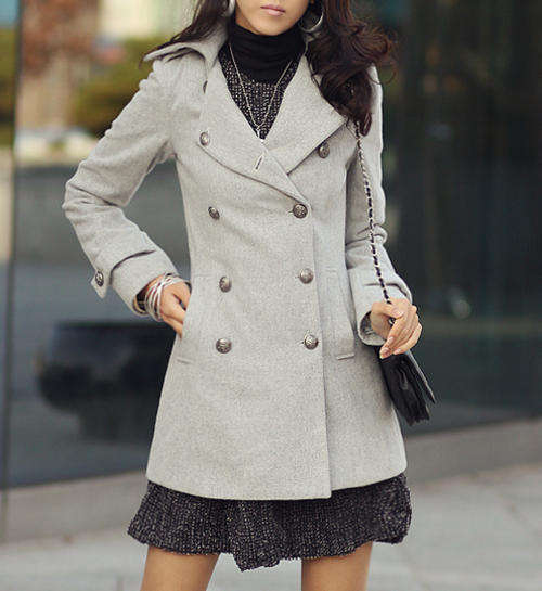 Winter coat. size 34. light grey. Shipping R30