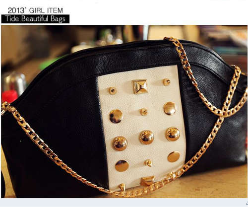 European Punk Style Lady's Bag. Black Color. Shipping Fee R30.