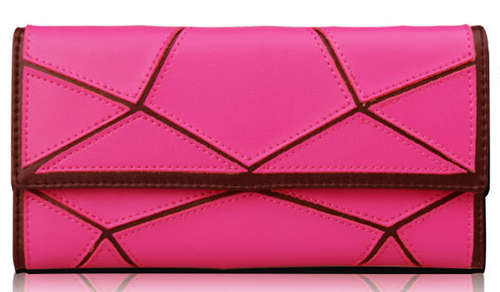 Color joint ladies purse. Rose color. Stock in ZA. Promotion!