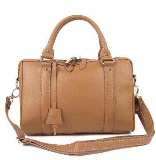 Genuine leather wild match ladies handbag. Light-brown color. Stock in ZA