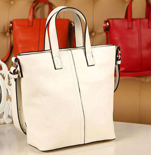 Fashion bucket bag. White color. Stock in ZA
