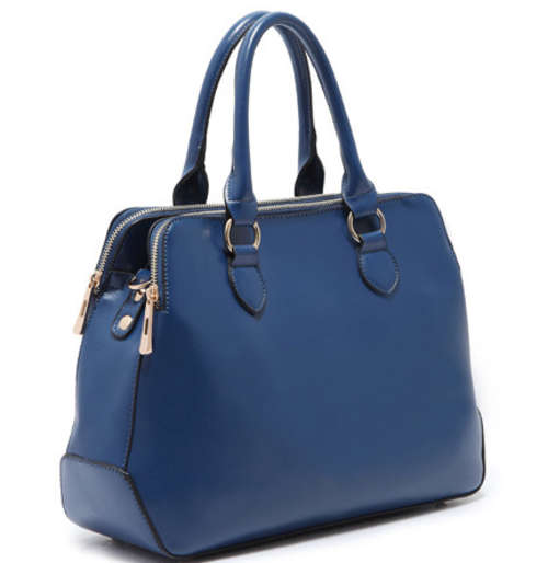 Classic double zips stars love handbags with strapes. Blue color. Stock in ZA