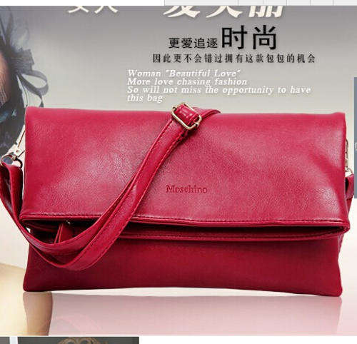 Foldable ladies handbag with strape. Rose color. Stock in ZA