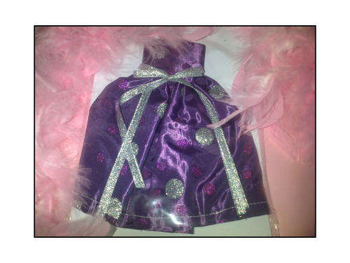 handmade barbie doll dress