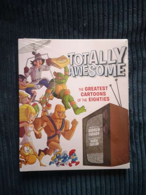 Totally Awesome: The Greatest Cartoons of the 80s, book, new, sealed