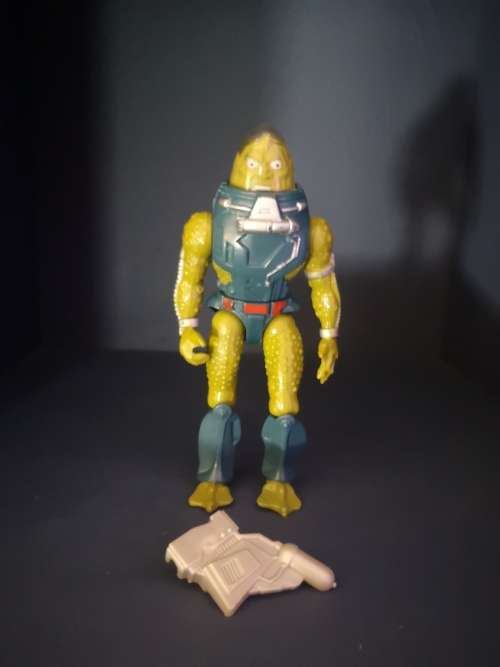 Slushhead / Kalamarr with backpack, vintage New Adventure of He-man (1990) action figure