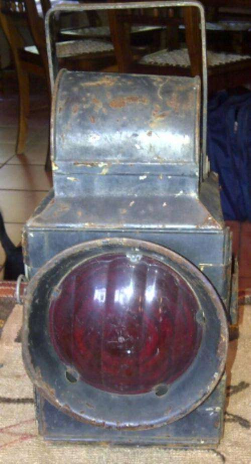 ANTIQUE RAILWAY LAMP!!!