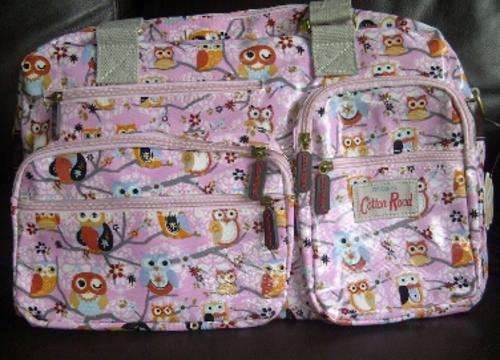 Handbags Bags OWL DESIGN COTTON ROAD NAPPY BAG HANDBAG was sold for 260.00 on 6 Feb at 21 16 by Edita in Bethlehem ID 174891233